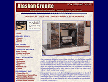 Tablet Screenshot of alaskangranite.com